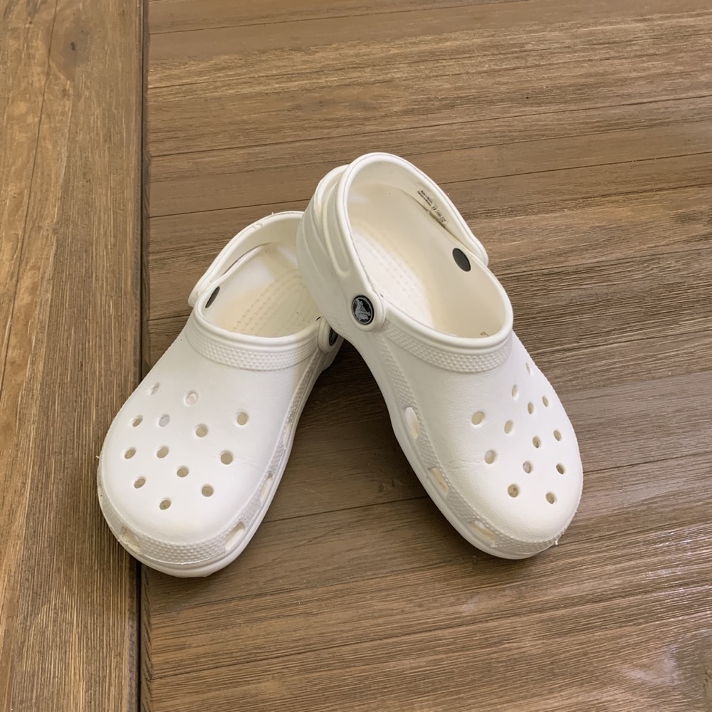 White Crocs